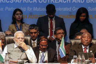 L'Argentine, l'Egypte, l'Ethiopie, l'Arabie Saoudite, les Émirats arabes unis et l'Iran rejoignent les Brics, a annoncé jeudi le président sud-africain Cyril Ramaphosa (image d'illustration).